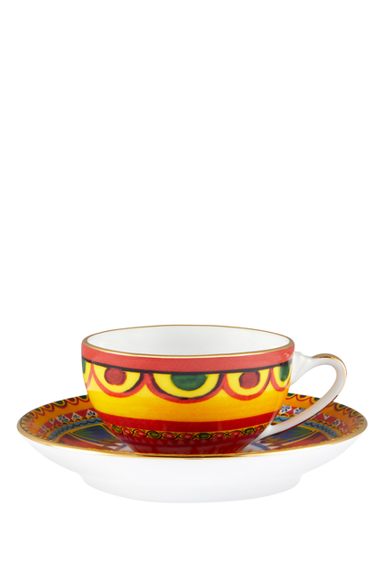Sole Carretto Coffee Cup & Saucer